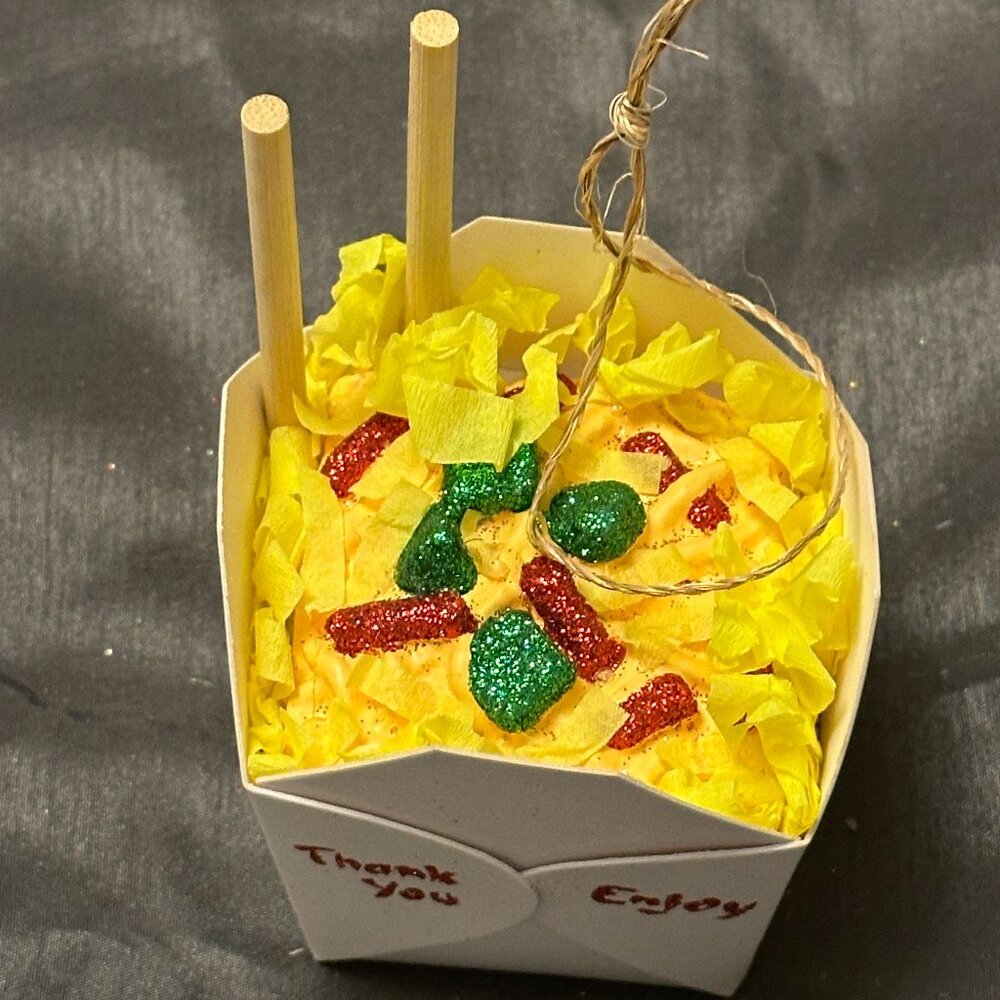 Chinese Take out food ornament